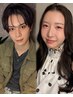 【シャンプー＋スタイリング】韓国風コテ巻き・メンズセットOK◎