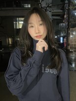 フィルムス 大阪本町(FILMS) ハッシュレイヤー/ミルクグレージュ/韓国巻き/顔周りカット