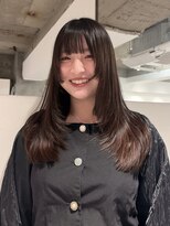 ヨーク(YOKE)&nbsp;【YOKE】たぷたぷレイヤーミディ顔周りポイントカットブラウン