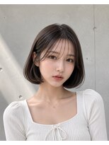 ヘイ 松本店(HEY) 【HEY 松本】シースルーバング薄め前髪×韓国風ボブ