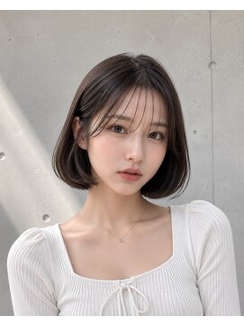 ヘイ 松本店(HEY) 【HEY 松本】シースルーバング薄め前髪×韓国風ボブ