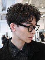 バイフィフス 原宿/表参道(by fifth)&nbsp;原宿ルーズパーマシャドウパーマショートマッシュヘア刈り上げ