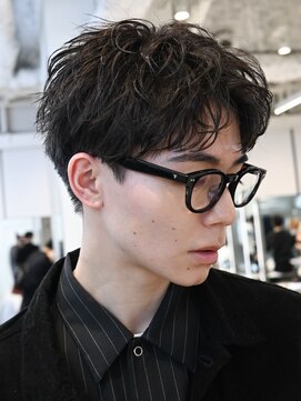 バイフィフス 原宿/表参道(by fifth) 原宿ルーズパーマシャドウパーマショートマッシュヘア刈り上げ