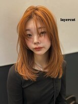 ロンド パルティール 大宮(Lond partir) ミルクティーベージュ/レイヤーボブ/韓国巻き/顔周りカット/大宮