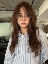 ノラジャーニー(NORA Journey)&nbsp;レイヤーカットオリーブベージュオリーブカラー顔周りレイヤー