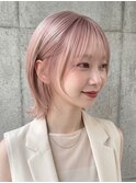 セクシーミディ こなれミディ フェミニンロング 胸上外ハネボブ