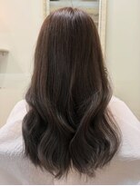 エクファ ヘア シェリル 草津 南草津店(ex-fa hair cherir)&nbsp;ミルクティーブロンド/ダークブルー/デジタルパーマ/南草津