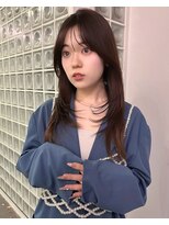 フィルムス 横浜(FILMS+) くびれレイヤー/オリーブベージュ/顔周り/シースルー/横浜+