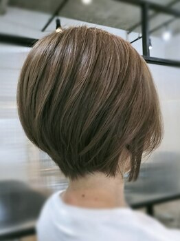 Kii.hair&eye【9月 NEW OPEN（予定）】の写真/＜8月末湊町にNEWOPEN＞ショート、ボブも安心してお任せ♪自宅で扱いやすい似合わせカットが自慢のサロン◎
