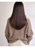 美髪ストレートヘア