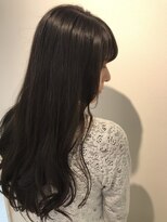 ヘアーリゾートラシックアールプラス(hair resort lachiq R+)&nbsp;《R＋》ラベンダーグレー☆ロングワンレン