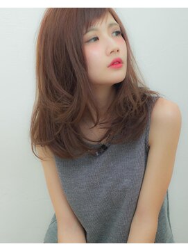 オンリエド ヘアデザイン(ONLIed Hair Design) 【ONLIed】アッシュベージュ×柔らかセミディ