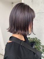 リアン(Lien)&nbsp;Lien☆ラベンダーアッシュ×外ハネボブ×デザインカラー