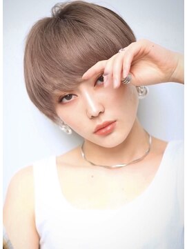 ミリ 千歳烏山(Mili CARE&SPA) 【Mili 千歳烏山】シアーベージュ×大人マニッシュショート