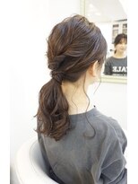 ヘアアンドメイクジップ恵比寿 (Hair＆Make ZIP)&nbsp;カジュアルデイリーポニーテール　ヘアセット