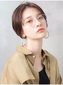 AUSTIN☆大人かわいい前髪セシルカットココアブラウンネオウルフ