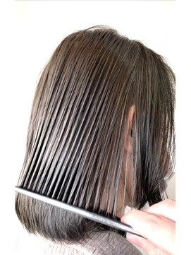 シャロン(SHARON) 【SHARON】ブリーチなし/カーキグレージュ/ストレートボブ