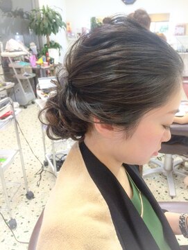 ムーブ(Moob) シニヨンセットアレンジスタイル【別府】