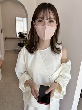 アメリ(Amelie) アメリ女子のおしゃれインナーカラー♪