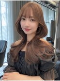褒められる、大人可愛い韓国くびれヘア/レイヤーカット/艶カラー