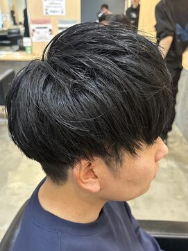 ニアウ 伊勢崎連取店(Niau) メンズマッシュパーマツイストスパイラルパーマ波巻きパーマ