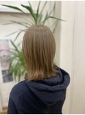 透明感プラチナグレージュ
