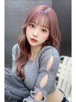 オリジンズヘアーセカンド 守谷店(Origins hair 2nd)&nbsp;韓国風オンニヘア×ピンクベージュカラー×BYKARTE TR