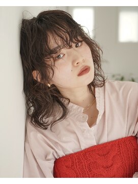 リムレス(LIMLESS) ミディアム顔周りレイヤーおくれ毛前髪万代新潟