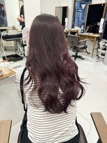 ハピネス 梅田茶屋町店(HAPPINESS)&nbsp;韓国ヘア/レイヤーロング/髪質改善/ブリーチなし/ピンクブラウン