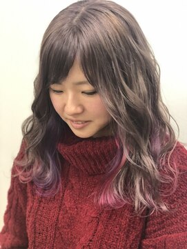 ブレイク 藤枝店(BREK) インナーカラー/似合わせカット/ウェーブミディアム