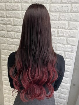 ルノン(LUNON) グラデーション/ロング/デザインカラー/ダブルカラー/韓国風