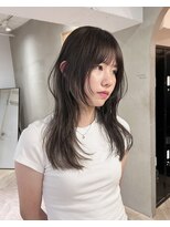 ローレン(LOREN)&nbsp;前髪/アンブレラカラー/こなれミディ/イメチェン/ウェーブパーマ