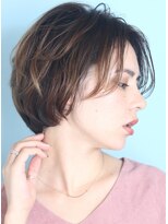 インセプション 銀座(INCEPTION) ショート・ボブ/丸顔/前髪あり/絶壁解消/30代/40代/50代/くびれ