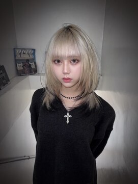 キイ 原宿 表参道(K.e.y) シャギーレイヤー／ハイトーンレイヤー／ハイトーンウルフ