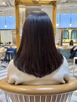 ロンドアベニール 北千住(Lond avenir)&nbsp;イメチェン外ハネボブ美髪ワイドバングレイヤー髪質改善縮毛矯正