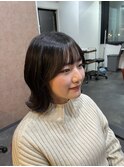 レディースショート外ハネワンカール