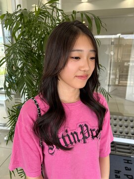 ハピネス 西大寺店(Happiness) レイヤーカット 韓国風巻き ハイレイヤー