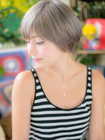 カバーヘア ブリス 大宮西口(COVER HAIR bliss) 斜めバングハイトーンカラーウルフマッシュh4大宮10代20代30代