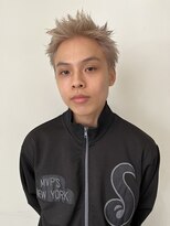 ヴィオラカラー(VIOLLA COLOR)&nbsp;スパイキーショート×ミルクティーベージュ　小倉