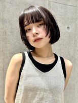 アペロ 柏(Apero)&nbsp;切りっぱなしボブ/ミニボブ/前髪/ストレート/フェイスレイヤー