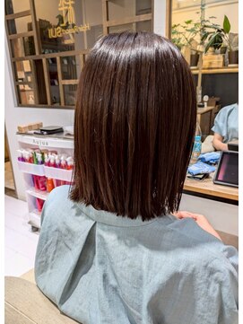 ヘアリゾート粋 リマ 銀座店(lima) 【粋lima銀座店】切りっぱなしボブ/ショートボブ/透明感/艶髪