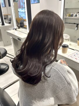 アフェクションカナヤマ(AffECTION kanayama) 韓国　レイヤーカット　ブリーチ　ダブルカラー　髪質改善