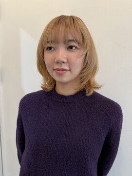 マーノプラス(mano+) ブロンドウルフカット