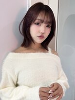 アール 横浜(R)&nbsp;【MAKI】韓国ボブレイヤー|カシスピンク|色白カラー|ラインボブ