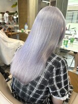 サンク 原宿 表参道(cinq)&nbsp;ホワイトベージュグレージュハイトーンカラーブロンドリタッチ