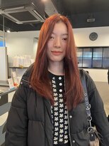 ドッグスター(dog star)&nbsp;ピンクレッドブリーチ無しダブルカラー登戸向ヶ丘遊園