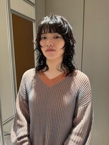 ノラギンザユー(NORA GINZA/U) レイヤーパーマレイヤーカット顔周りレイヤーくせ毛パーマ
