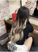 【manabu】プルエクステで作るバレイヤージュ