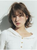 ダークブルーワンホンレイヤー/ニュアンスウルフ/デジタルパーマ