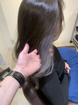 お～るうぇいず(always)&nbsp;イヤリングカラーシルバーアッシュケアブリーチ髪質改善レイヤー